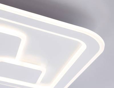 Настенно-потолочный светодиодный светильник с пультом FA7712 WH белый 3000K-6400K 99W 480*480*60 (ПДУ РАДИО 2.4G)