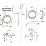 Фасадный светильник Arte Lamp SAN FRANCISCO A1831AL-1BK, 1хLED