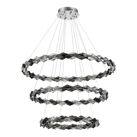 SL6009.103.03 Люстра подвесная ST-Luce Хром/Прозрачно-Дымчатый LED 1*75W 3000K