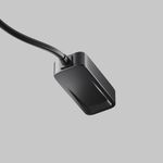 Ввод питания(0,5м) Radity для встраиваемого монтажа черный, TRA084B-12B-50. TM Maytoni