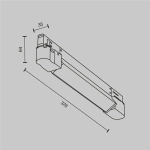 Трековый светильник Базис / Basis Trinity 2700K 10Вт 120°, TR196-3-10W2.7K-W. TM Maytoni
