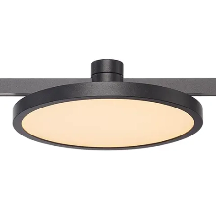 ST818.406.12 Магнитный трековый светильник FARM Черный LED 1*10W 3000K 500Lm Ra90 120 IP20 D168xH54 24V