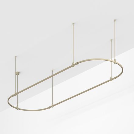 Основание ART-APRIORI-OVAL-ROD-800-3000x1000 (OG) (Arlight, IP20 Металл, 3 года)