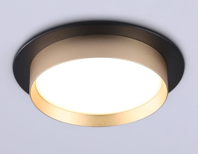Светильник встраиваемый TN5228 BK/GD черный/золото GX53 max 12W D110*35