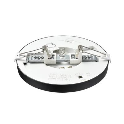 7788/12L MITRA LED SN 537 Светильник пластик/белый/черный LED 12Вт 3000/4000/6500К D170 IP44 CCT/датчик движения NEBULA BLACK