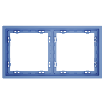 VLS100215 Рамка пластиковая VOLTUM S70 на 2 поста, (деним). (ТМ Maytoni)