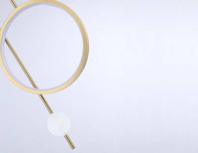 Светильник светодиодный подвесной FL66437 BS латунь 4200K 13W 240*60*1580 (Без ПДУ)