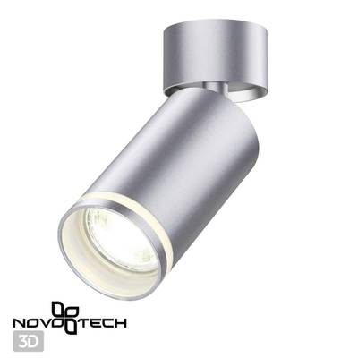 370887 OVER NT22 253 серебро Светильник накладной IP20 GU10 9W 220V ULAR