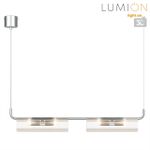 8258/4 SUSPENTIONI LN26 серебро/прозрачный, металл/стекло Подвес G9 4*20W 220V TORONTO