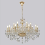 Люстра Crystal Lux MONICA SP10+5 GOLD 2502/315