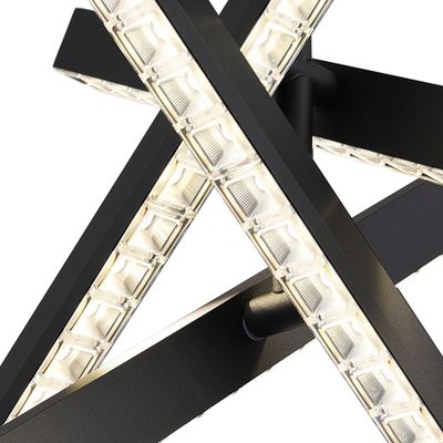 SL1018.413.04 Светильник подвесной ST-Luce черный/прозрачный LED 4*43W 4000K