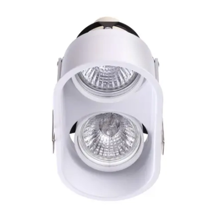 370564 SPOT NT19 578 белый Встраиваемый светильник IP20 GU10 2*50W 220-240V CLOUD