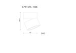 Спот Arte Lamp ARCTURUS A7715PL-1BK, LED