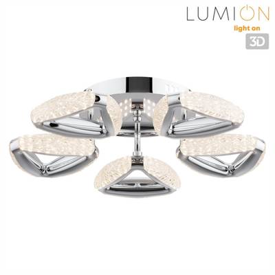 8239/5CL LEDIO LN25 000 хром, металл/пластик Люстра потолочная с ПДУ LED 65W 3000-6000K 220V RUANA