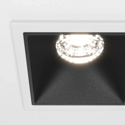 Встраиваемый светильник Альфа / Alfa LED 10 Вт 4000 К 36° с функцией диммирования, DL043-01-10W4K-D-SQ-WB. TM Maytoni