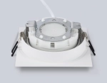 Светильник встраиваемый TN51824 WH белый GX53 max 15W 110*110*39