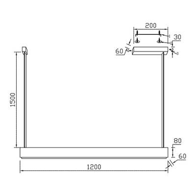 Подвесной светильник Vellosso FL1207-12PL, LED