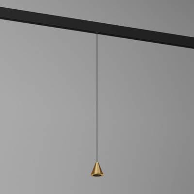 Slim Magnetic Трековый светильник 5W 4200K Event латунь 85039/01