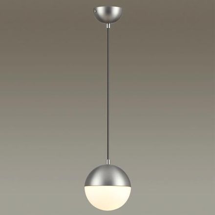 4959/1 PENDANT ODL22 345 мат.никель/металл/белый/стекло Подвес E27 1*40W PINGA