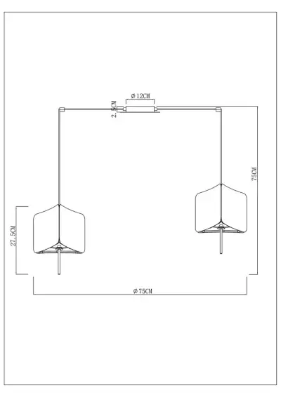 Подвесная люстра Arte Lamp TRIXIE A7084SP-6BK, 6хE14