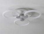 Светильник светодиодный потолочный FA3838/3 WH белый 42W 3000K-6400K+RGB D458*80 (ПДУ РАДИО 2.4G)