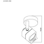 Трековый светильник Arte Lamp LENTE A1314PL-1WH, 1хGU10