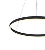 08212,19A(4000K) Подвес Тор черный d40 h150 Led 23W (4000K) 2 типа крепления