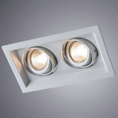 Точечный встраиваемый светильник Arte Lamp CANIS A6661PL-2WH, 2хGU10