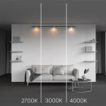 Трековый светильник Зон / Zon Levity 2700К 12Вт 100°, TR189-1-12W2.7K-BW. TM Maytoni