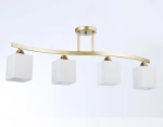 Светильник подвесной TR303122/4 CGD/FR золото/белый матовый E27/4 max 40W 840*150*300