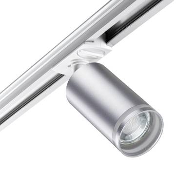 370879 PORT NT22 203 серебро Светильник трековый однофазный двухжильный IP20 GU10 9W 220V ULAR