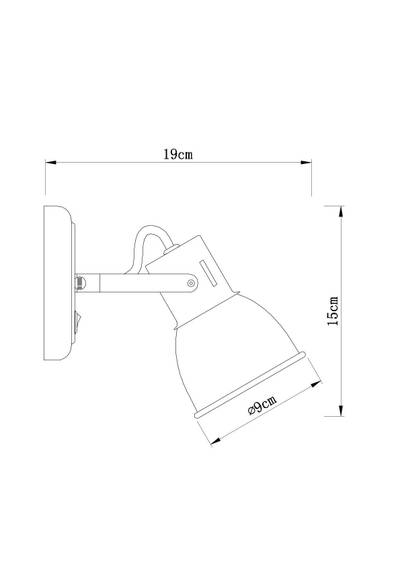 Спот Arte Lamp JOVI A1677AP-1WH, 1хE14
