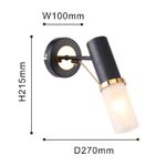 Бра Viator 2558-1W, 1*E14*40W. ТМ F-Promo