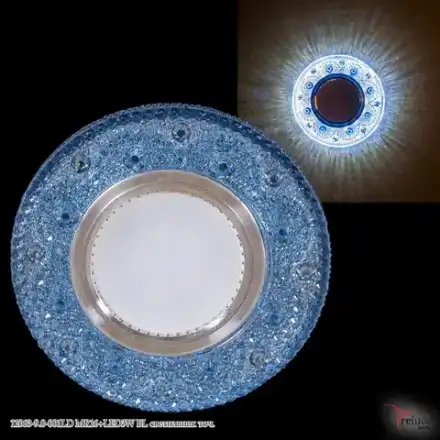 11063-9.0-001LD MR16+LED3W BL светильник точечный Reluce, GU5.3х1
