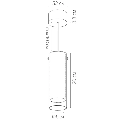 Точечный подвесной светильник Arte Lamp LAZIO A5367SP-1SS, GU10