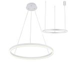 08214,01A(4000K) Подвес Тор белый d80 h150 Led 45W (4000K) 2 типа крепления