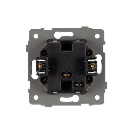 Механизм выключателя одноклавишный непроходной SWT-MK01-PL-BK-V (250V, 10A) (Arlight, -)