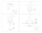 Светильник встраиваемый TN102451 BK черный GU5.3 D85*28
