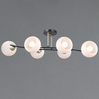 IL0798-6CSQ-25 BK AB TRENTO светильник потолочный ILLUMICO, E14х6