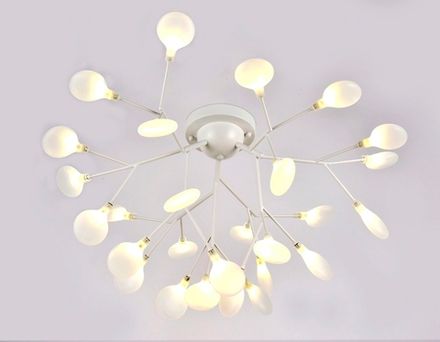 Потолочная люстра TR3011/27 WH/FR белый/матовый G4*27 max 20W D730*430 (лампы LED G4 1.5W 4200K в комплекте)
