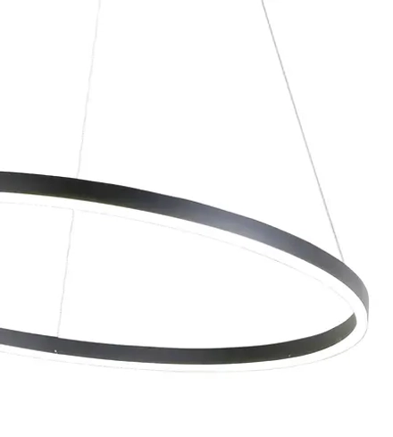 08214,19A(4000K) Подвес Тор черный d80 h150 Led 45W (4000K) 2 типа крепления