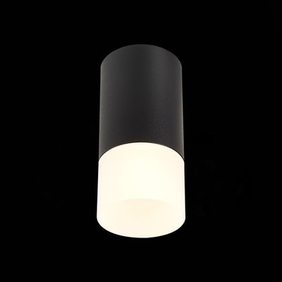 ST100.412.01 Светильник потолочный Черный GU10 1*7W IP20 D64xH131 220V Без ламп