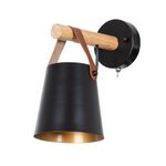 Бра Arte Lamp THOMAS A7032AP-1BK, 1хE27