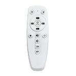 7738/80L MITRA LED SN Светильник металл/акрил/белый/золотой/прозрачный LED 80Вт 3000-6000К D480 IP20 пульт ДУ PROMISE