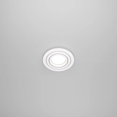 Встраиваемый светильник Атом / Atom 1*GU10 10 Вт, DL023-2-01W. TM Maytoni