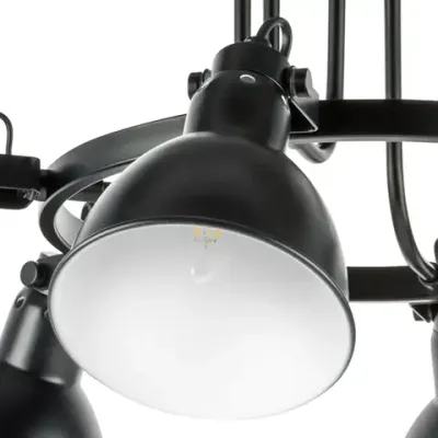 761067 Люстра ACROBATA 6х40W E14 ЧЕРНЫЙ Lightstar