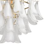 8385/9 NEOCLASSI LN золото/белый, металл/стекло Люстра E14 9*40W 220V PLUME