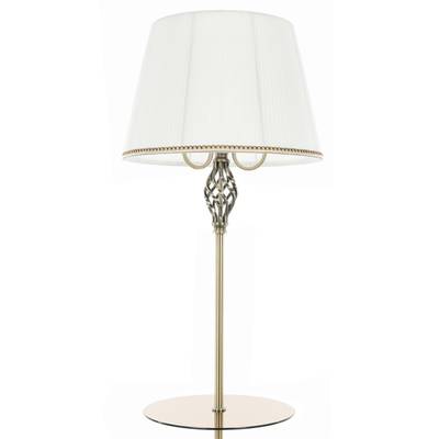 Citilux Вена CL402930T Торшер бронза со столиком и белым абажуром