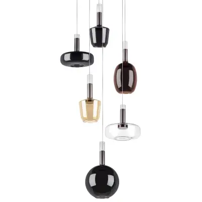 792169 Люстра DISCO 6x6W LED 1200LM 120G БЕЛЫЙ/МУЛЬТИКОЛОР 3000К Lightstar