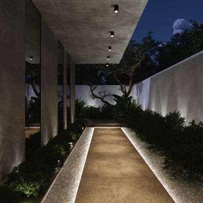 SL9514.712.01 Светильник уличный потолочный ST-Luce серый/белый LED 1*12W 3000K/4000K/6500K